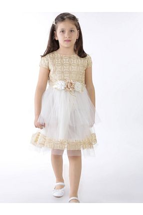 لباس زرد بچه گانه بافتنی KALİNKA KİDS WEAR - کد 933260110