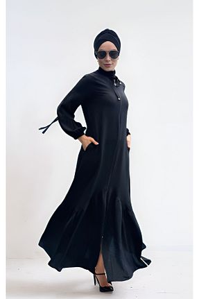 کلاه و ابایا مشکی زنانه پنبه پلی استر dilber fashion - کد 926348549