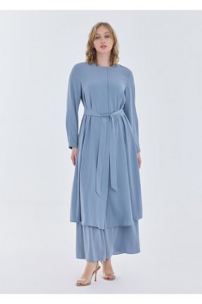 کلاه و ابایا آبی زنانه پلی استر Armağan - کد 932267557