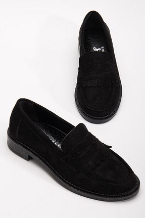 کفش لوفر مشکی زنانه چرم مصنوعی Entella Store - کد 932917365