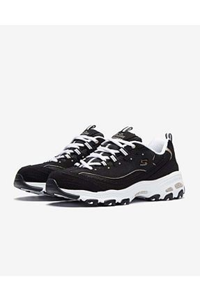 کفش اسنیکر مشکی زنانه بند دار Skechers - کد 920231190