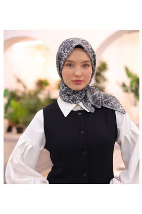 روسری نباتی 90 x 90 SİLKHOMEE - کد 932895275
