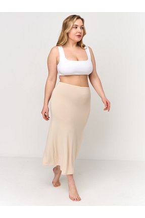 کومبینازون بژ زنانه مخلوط ویسکون LİRONA - کد 932383367