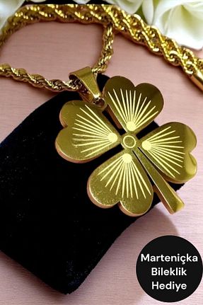 گردنبند استیل ( فولاد ) زرد زنانه استیل (فولاد) katilus - کد 899635441