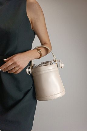 کیف دوشی بژ زنانه چرم مصنوعی Glemix - کد 901877896
