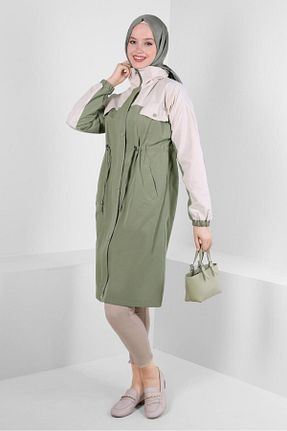 ترنچکت خاکی زنانه پنبه پلی استر Alvina - کد 805318408
