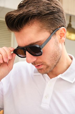 عینک آفتابی قهوه ای مردانه 53 Monvago - کد 932418070