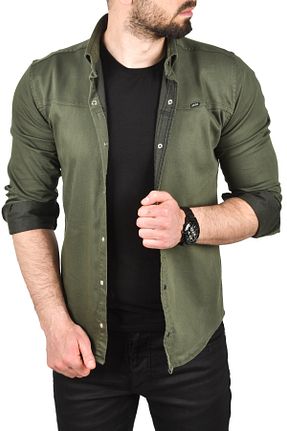 پیراهن مشکی مردانه اسلیم فیت Rizz up - کد 932485988