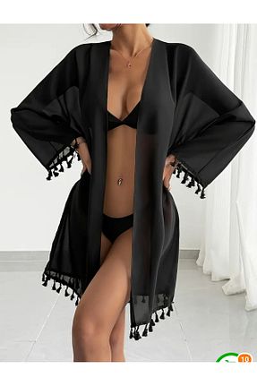 رویه بیکینی مشکی زنانه ساده ARHEZ TEKSTİL - کد 932486067