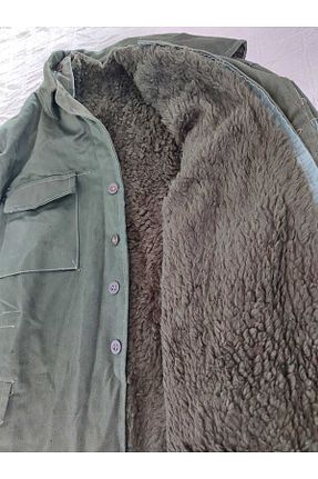 پارکا خاکی زنانه رگولار kho military design - کد 932492160