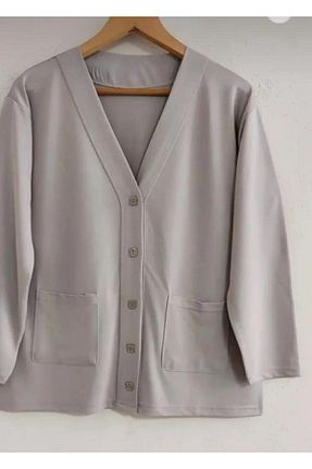 کت حجاب طوسی زنانه رگولار Genel Markalar - کد 932506145