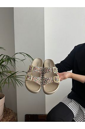 دمپائی متالیک زنانه پلی اورتان Behtah Kundura - کد 932499798