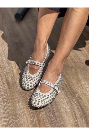 بابت بژ زنانه چرم مصنوعی SİBA SHOES - کد 932521454