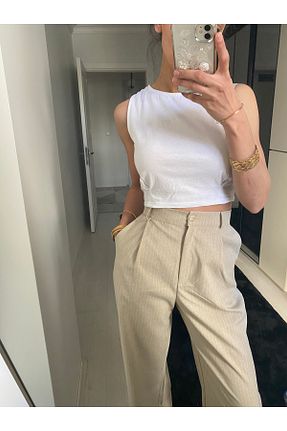 شلوار بژ زنانه پنبه ای Üda Boutique - کد 932528653