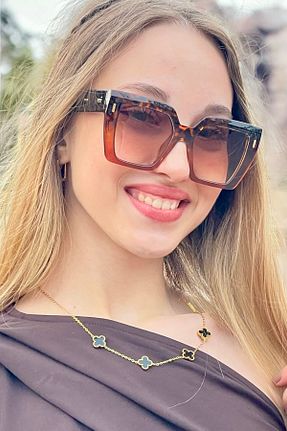 عینک آفتابی قهوه ای زنانه 54 TAKIPORT - کد 932527618