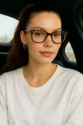 عینک محافظ نور آبی سفید زنانه 53 AGAPI - کد 932535758