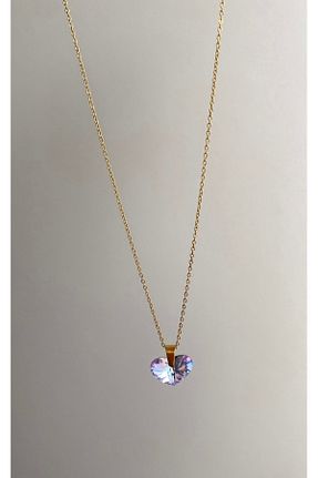 گردنبند استیل ( فولاد ) طلائی زنانه استیل (فولاد) berenaksesuar - کد 846081249
