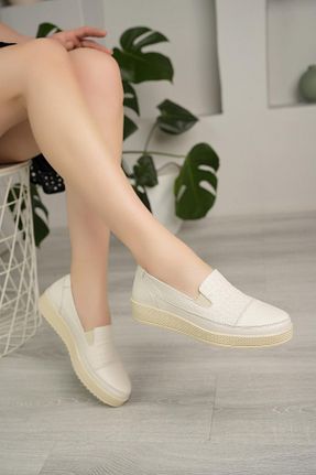 کفش پیاده روی نباتی زنانه چرم اصل Mammamia - کد 836180419