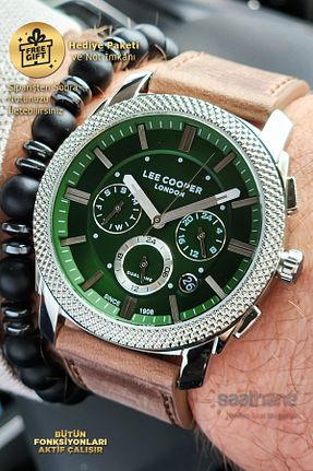 ساعت مچی سبز مردانه 43 میلی متر Lee Cooper - کد 930572834