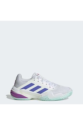 کفش تنیس سفید زنانه پارچه ای adidas - کد 842642658