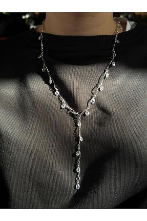 گردنبند جواهر زنانه برنجی Daynav - کد 932566884