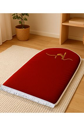 سجاده زرشکی پنبه ای Carpetella - کد 925732771