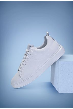 کفش اسنیکر سفید مردانه چرم اصل Vantaggio - کد 831238694