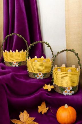 نظم دهنده حمام زرد حصیر İNCİ sepette - کد 917742250