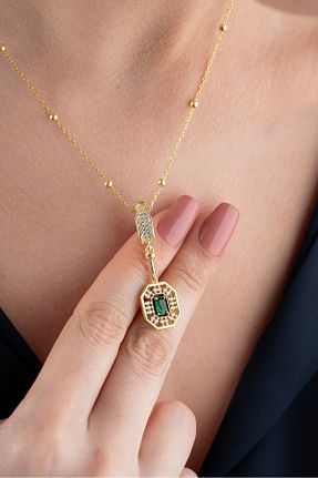 گردنبند نقره طوسی زنانه 925 عیار Silvano Jewelry - کد 932591078