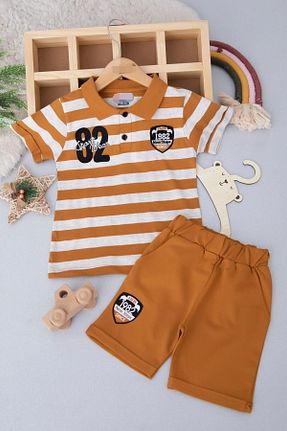 ست بالاتنه و پائین تنه رنگی بچه گانه بافتنی voyyo kids baby - کد 932602250