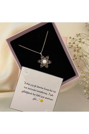 گردنبند نقره صورتی زنانه 925 عیار Lovera Jewellery - کد 781157899