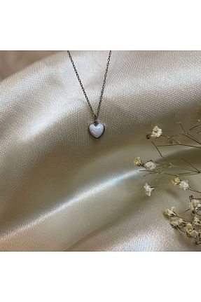گردنبند نقره سفید زنانه 925 عیار Lovera Jewellery - کد 787596439