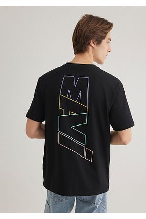 تیشرت طوسی مردانه یقه بند دار Mavi - کد 844016837