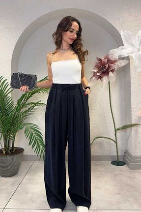 شلوار مشکی زنانه بافتنی Clothing palette - کد 924105933