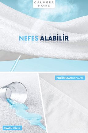 محافظ تشک سفید پنبه ای Calmera - کد 925087744