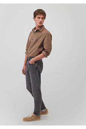 پیراهن قهوه ای مردانه یقه پیراهنی Mavi - کد 876240897