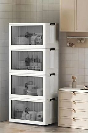 کابینت چند منظوره رنگی پلاستیک Kitchen Life - کد 932628662
