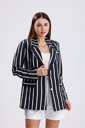 کت رنگی زنانه رگولار ikomteks - کد 932645225
