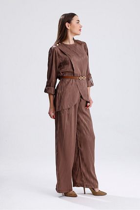 ست بالاتنه و پائین تنه رنگی زنانه بافتنی ikomteks - کد 932635551