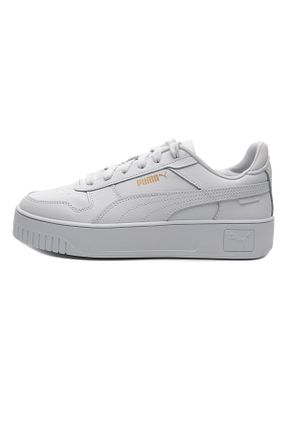 کفش اسنیکر سفید زنانه بند دار Puma - کد 458838988