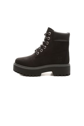 بوت / نیم بوت مشکی زنانه چرم مصنوعی Timberland - کد 852968639