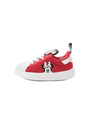 کفش پیاده روی قرمز بچه گانه پارچه ای adidas - کد 890649415