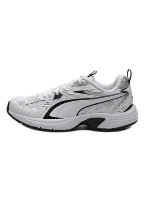 کفش اسنیکر سرمه ای مردانه چرم اصل Puma - کد 761546722