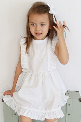 لباس سفید بچه گانه بافتنی Parla Kids - کد 308859107