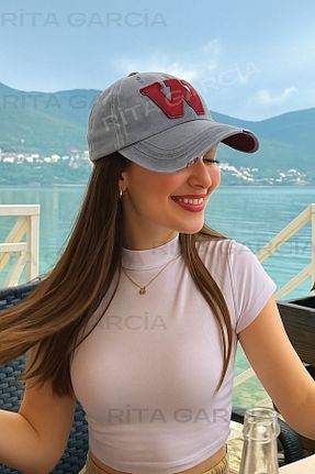 کلاه طوسی زنانه پنبه ای Ritagarcia - کد 137222858