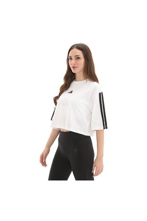 تیشرت سفید زنانه رگولار adidas - کد 896988646