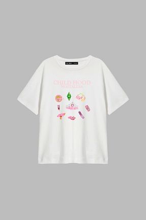 تیشرت رنگی زنانه Relaxed CİNEMA MODA - کد 922461323