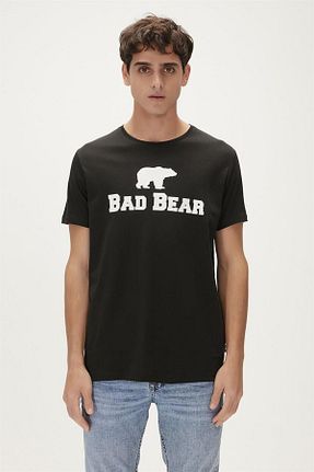 تیشرت مشکی مردانه Fitted Bad Bear - کد 4689066