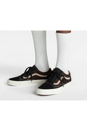 کفش اسنیکر قهوه ای مردانه بند دار Vans - کد 932705385