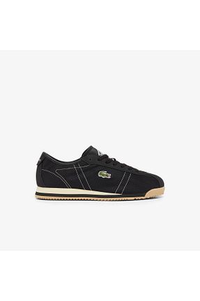 کفش اسنیکر مشکی مردانه بند دار Lacoste - کد 932713866